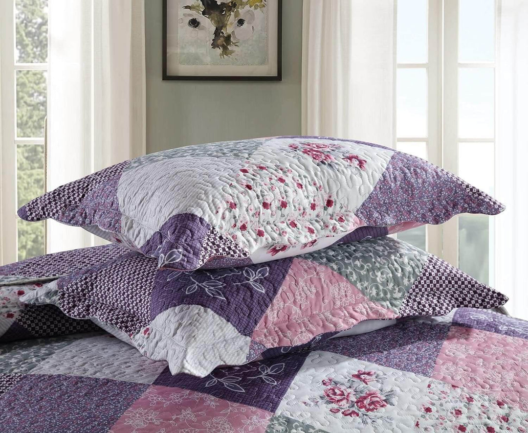 _label_, DSZ Product, feed-cond-new, feed-sl-free shipping, free-shippingQuaint Quilted Bedspread And Pillowcovers Set: Perfect For A Cozy Retreat - Queen Size - Premium Home & Garden > Bedding > Blankets & Throws from Styleforhome ! Shop Online Buy Now at S & D's Value Store Family Business Best Customer Service_label_, DSZ Product, feed-cond-new, feed-sl-free shipping, free-shipping