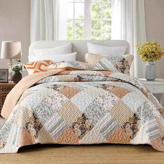 _label_, DSZ Product, feed-cond-new, feed-sl-free shipping, free-shippingTranscendent Quilted Bedspread And Pillowcovers Set: Elevated Comfort - Queen Size - Premium Home & Garden > Bedding > Blankets & Throws from Styleforhome ! Shop Online Buy Now at S & D's Value Store Family Business Best Customer Service_label_, DSZ Product, feed-cond-new, feed-sl-free shipping, free-shipping