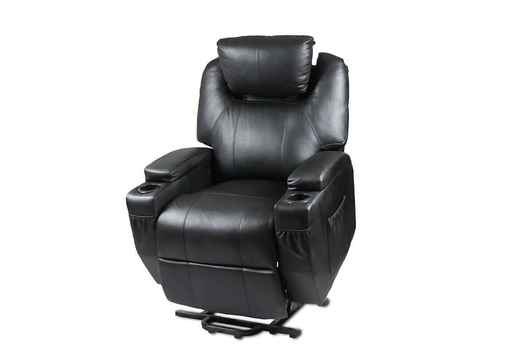 DSZ Product, feed-cond-new, feed-sl-DSZ Freight Payable, newRecliner Lift Heat Massage Armchair Sofa Leather 2 Motor Chair Black - Premium Furniture > Sofas > Sofas & Sofa Beds from DSZ ! Shop Online Buy Now at S & D's Value Store Family Business Best Customer ServiceDSZ Product, feed-cond-new, feed-sl-DSZ Freight Payable, new