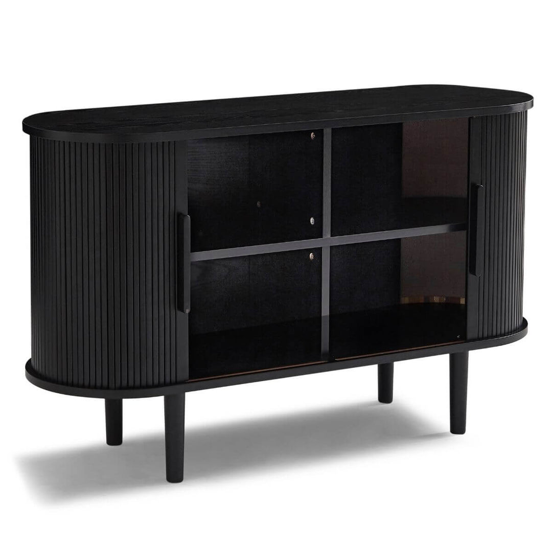 DSZ Product, feed-cond-new, feed-sl-DSZ Freight Payable, newTate Black Column Wooden Sideboard Table - Premium Furniture > Living Room > Side Tables from E-Living Furniture ! Shop Online Buy Now at S & D's Value Store Family Business Best Customer ServiceDSZ Product, feed-cond-new, feed-sl-DSZ Freight Payable, new