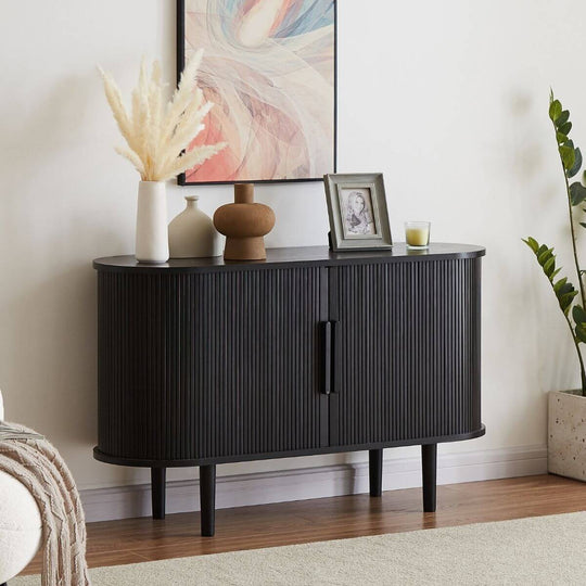 DSZ Product, feed-cond-new, feed-sl-DSZ Freight Payable, newTate Black Column Wooden Sideboard Table - Premium Furniture > Living Room > Side Tables from E-Living Furniture ! Shop Online Buy Now at S & D's Value Store Family Business Best Customer ServiceDSZ Product, feed-cond-new, feed-sl-DSZ Freight Payable, new