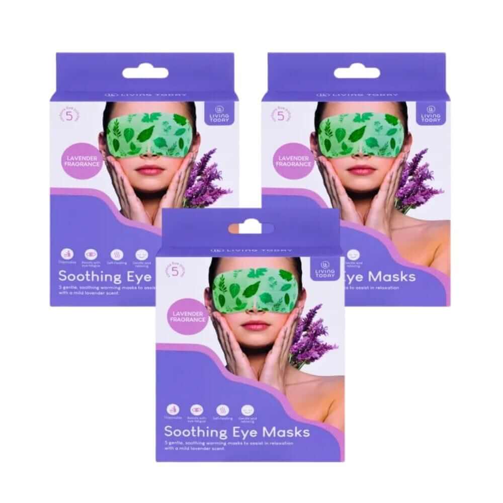 15PC Soothing Eye Masks pack, affordable quality for relaxation, DIY spa treatment, helps with eyestrain and dark circles.