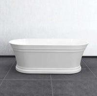 حوض استحمام مستقل Hampton 1500 NF وGloss White مقاس 1500*750*560 مم