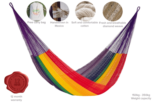 _label_, DSZ Product, feed-cond-new, feed-sl-free shipping, free-shipping, newThe Power Nap Mayan Legacy Hammock In Rainbow Colour - Premium Outdoor Recreation > Camping > Tents from Mayan Legacy ! Shop Online Buy Now at S & D's Value Store Family Business Best Customer Service_label_, DSZ Product, feed-cond-new, feed-sl-free shipping, free-shipping, new