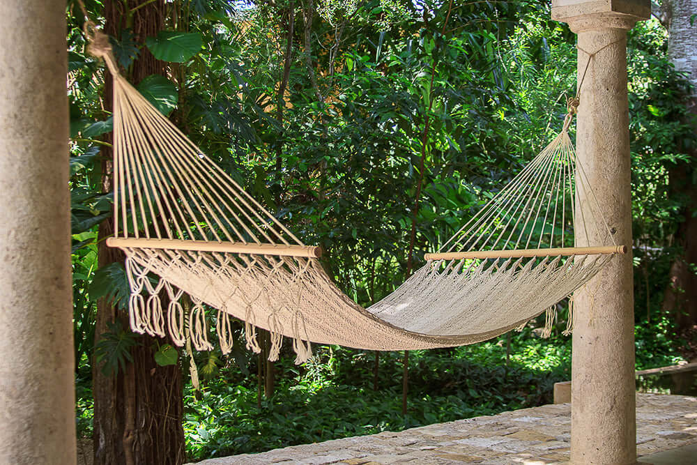 _label_, DSZ Product, feed-cond-new, feed-sl-free shipping, free-shipping, newMayan Legacy Queen Size Outdoor Cotton Mexican Resort Hammock With Fringe In Cream Colour - Premium Home & Garden > Hammocks > Hammocks & Accessories from DSZ ! Shop Online Buy Now at S & D's Value Store Family Business Best Customer Service_label_, DSZ Product, feed-cond-new, feed-sl-free shipping, free-shipping, new