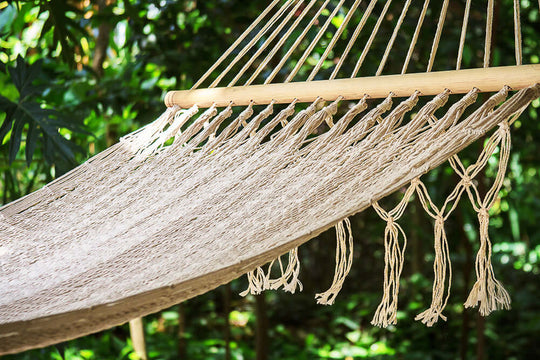 _label_, DSZ Product, feed-cond-new, feed-sl-free shipping, free-shipping, newMayan Legacy Queen Size Outdoor Cotton Mexican Resort Hammock With Fringe In Cream Colour - Premium Home & Garden > Hammocks > Hammocks & Accessories from DSZ ! Shop Online Buy Now at S & D's Value Store Family Business Best Customer Service_label_, DSZ Product, feed-cond-new, feed-sl-free shipping, free-shipping, new