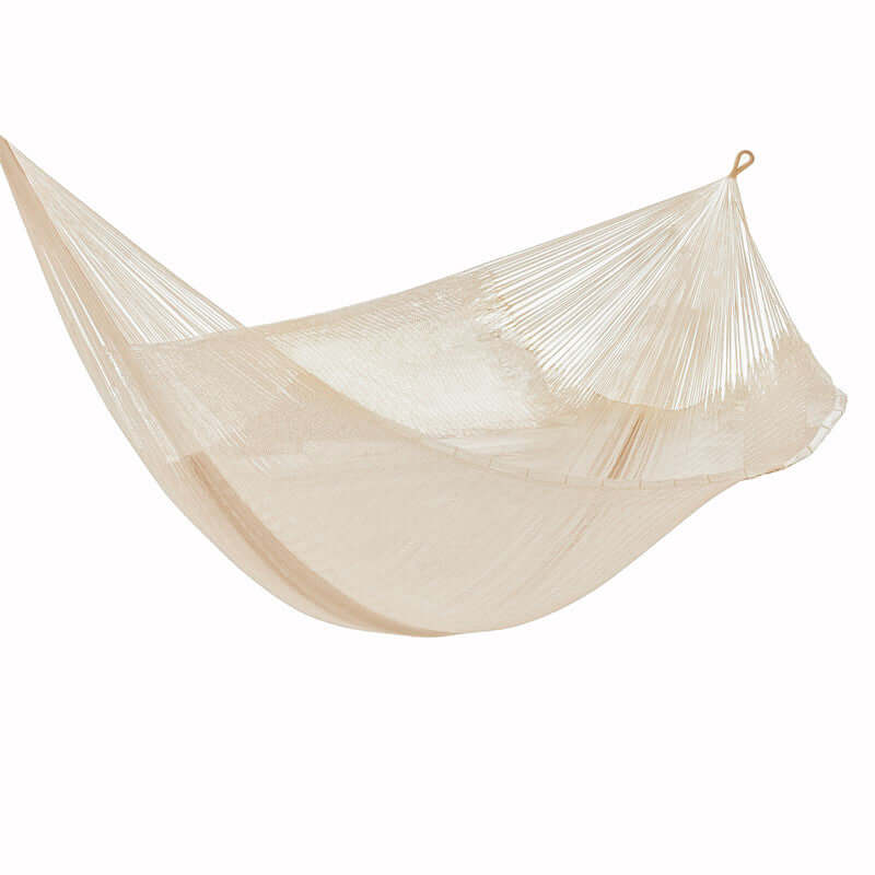 _label_, DSZ Product, feed-cond-new, feed-sl-free shipping, free-shipping, newMayan Legacy Jumbo Size Super Nylon Mexican Hammock In Cream Colour - Premium Home & Garden > Hammocks > Hammocks & Accessories from Mayan Legacy ! Shop Online Buy Now at S & D's Value Store Family Business Best Customer Service_label_, DSZ Product, feed-cond-new, feed-sl-free shipping, free-shipping, new