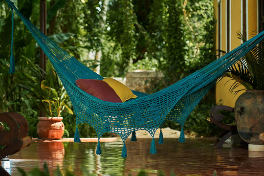 _label_, DSZ Product, feed-cond-new, feed-sl-free shipping, free-shipping, newOutdoor Undercover Cotton Mayan Legacy Hammock With Hand Crocheted Tassels King Size Bondi - Premium Home & Garden > Hammocks > Hammocks & Accessories from Mayan Legacy ! Shop Online Buy Now at S & D's Value Store Family Business Best Customer Service_label_, DSZ Product, feed-cond-new, feed-sl-free shipping, free-shipping, new