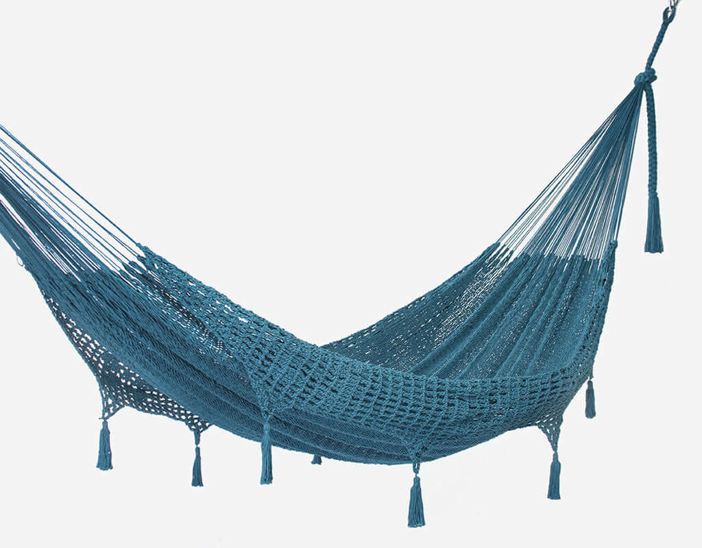 _label_, DSZ Product, feed-cond-new, feed-sl-free shipping, free-shipping, newOutdoor Undercover Cotton Mayan Legacy Hammock With Hand Crocheted Tassels King Size Bondi - Premium Home & Garden > Hammocks > Hammocks & Accessories from Mayan Legacy ! Shop Online Buy Now at S & D's Value Store Family Business Best Customer Service_label_, DSZ Product, feed-cond-new, feed-sl-free shipping, free-shipping, new