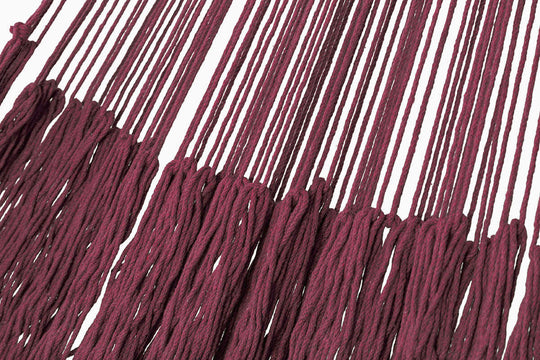 _label_, DSZ Product, feed-cond-new, feed-sl-free shipping, free-shipping, newOutdoor Undercover Cotton Mayan Legacy Hammock With Hand Crocheted Tassels King Size Maroon - Premium Home & Garden > Hammocks > Hammocks & Accessories from Mayan Legacy ! Shop Online Buy Now at S & D's Value Store Family Business Best Customer Service_label_, DSZ Product, feed-cond-new, feed-sl-free shipping, free-shipping, new