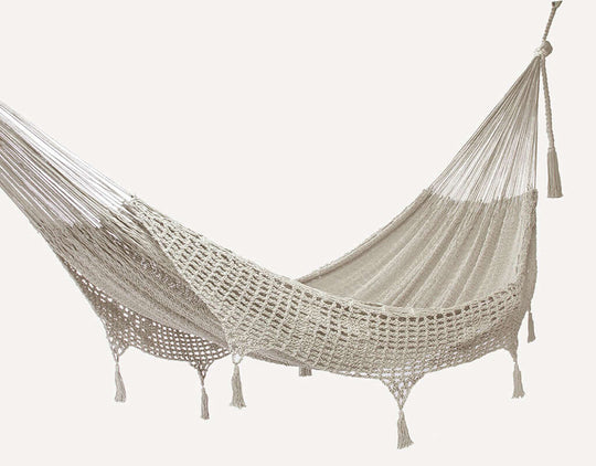 _label_, DSZ Product, feed-cond-new, feed-sl-free shipping, free-shipping, newOutdoor Undercover Cotton Mayan Legacy Hammock With Hand Crocheted Tassels Queen Size Marble Colour - Premium Home & Garden > Hammocks > Hammocks & Accessories from Mayan Legacy ! Shop Online Buy Now at S & D's Value Store Family Business Best Customer Service_label_, DSZ Product, feed-cond-new, feed-sl-free shipping, free-shipping, new