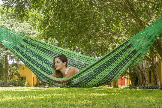 _label_, DSZ Product, feed-cond-new, feed-sl-free shipping, free-shipping, newMayan Legacy Queen Size Outdoor Cotton Mexican Hammock In Jardin Colour - Premium Home & Garden > Hammocks > Hammocks & Accessories from Mayan Legacy ! Shop Online Buy Now at S & D's Value Store Family Business Best Customer Service_label_, DSZ Product, feed-cond-new, feed-sl-free shipping, free-shipping, new