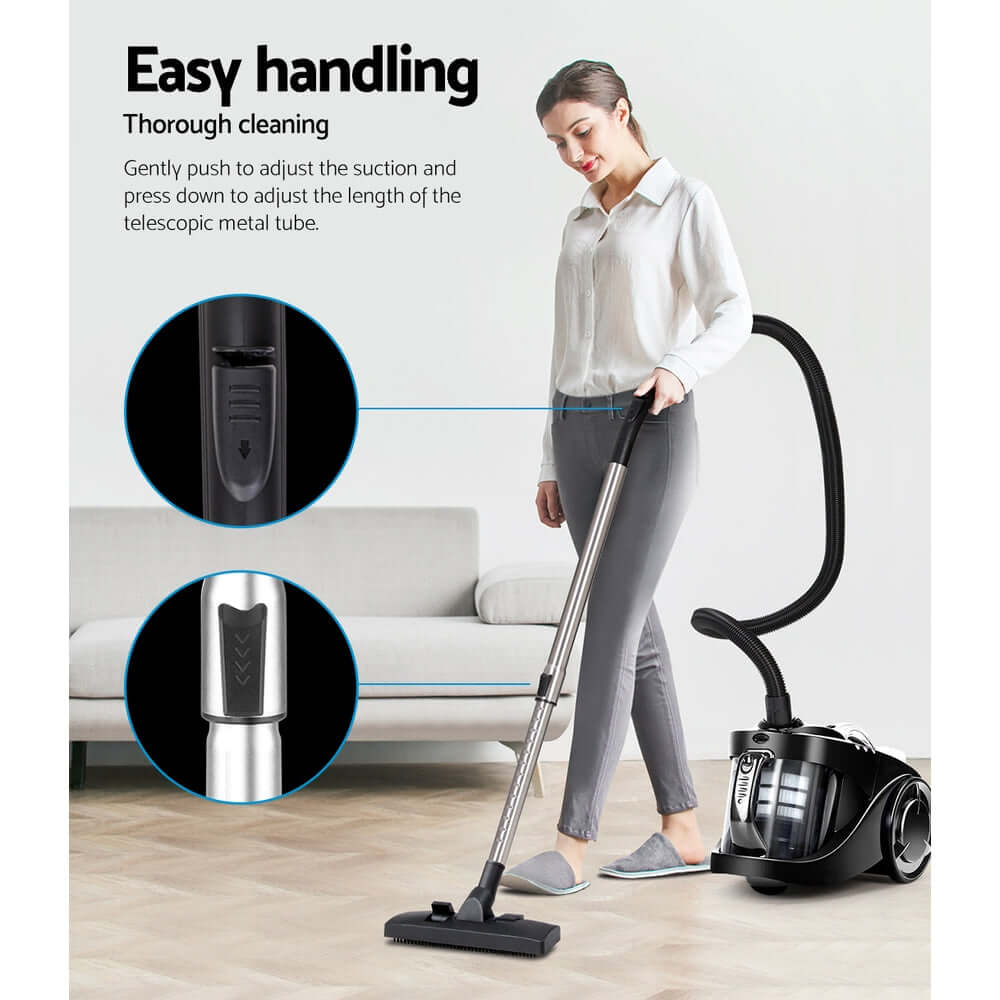 _label_, DSZ Product, feed-cond-new, feed-sl-free shipping, free-shipping, newDevanti 2200W Bagless Vacuum Cleaner Black - Premium Appliances > Vacuum Cleaners > Stick Vacuums from Devanti ! Shop Online Buy Now at S & D's Value Store Family Business Best Customer Service_label_, DSZ Product, feed-cond-new, feed-sl-free shipping, free-shipping, new