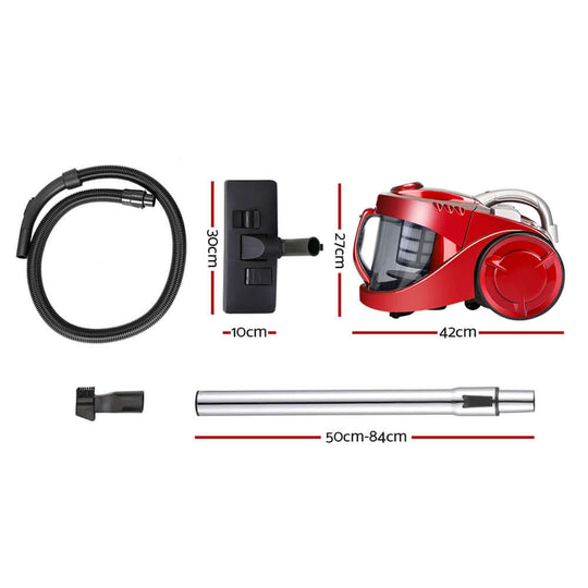 _label_, DSZ Product, feed-cond-new, feed-sl-free shipping, free-shipping, newDevanti 2200W Bagless Vacuum Cleaner Red - Premium Appliances > Vacuum Cleaners > Stick Vacuums from Devanti ! Shop Online Buy Now at S & D's Value Store Family Business Best Customer Service_label_, DSZ Product, feed-cond-new, feed-sl-free shipping, free-shipping, new