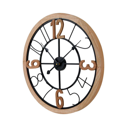 _label_, DSZ Product, feed-cond-new, feed-sl-free shipping, free-shipping, newArtiss 60Cm Wall Clock Wooden - Premium Home & Garden > Decor > Clocks from Artiss ! Shop Online Buy Now at S & D's Value Store Family Business Best Customer Service_label_, DSZ Product, feed-cond-new, feed-sl-free shipping, free-shipping, new