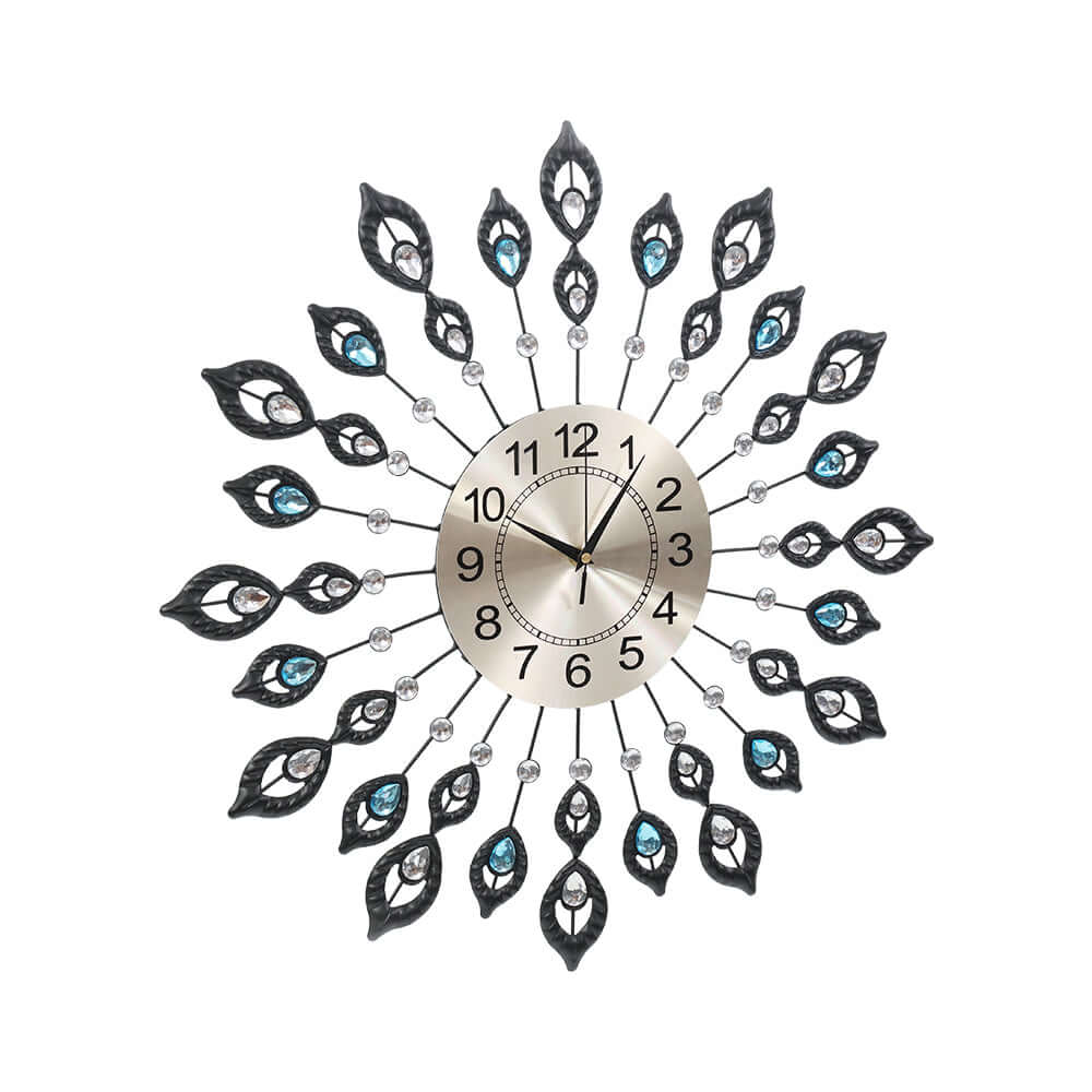 _label_, DSZ Product, feed-cond-new, feed-sl-free shipping, free-shipping, newArtiss 60Cm Wall Clock Large 3D Peacock Crystal Silver - Premium Home & Garden > Decor > Clocks from Unbranded ! Shop Online Buy Now at S & D's Value Store Family Business Best Customer Service_label_, DSZ Product, feed-cond-new, feed-sl-free shipping, free-shipping, new