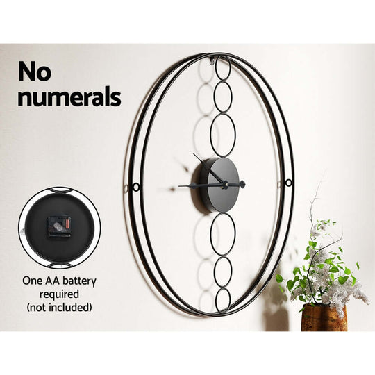 _label_, DSZ Product, feed-cond-new, feed-sl-free shipping, free-shipping, newArtiss 75Cm Wall Clock Large No Numeral Round Black - Premium Home & Garden > Decor > Clocks from Artiss ! Shop Online Buy Now at S & D's Value Store Family Business Best Customer Service_label_, DSZ Product, feed-cond-new, feed-sl-free shipping, free-shipping, new