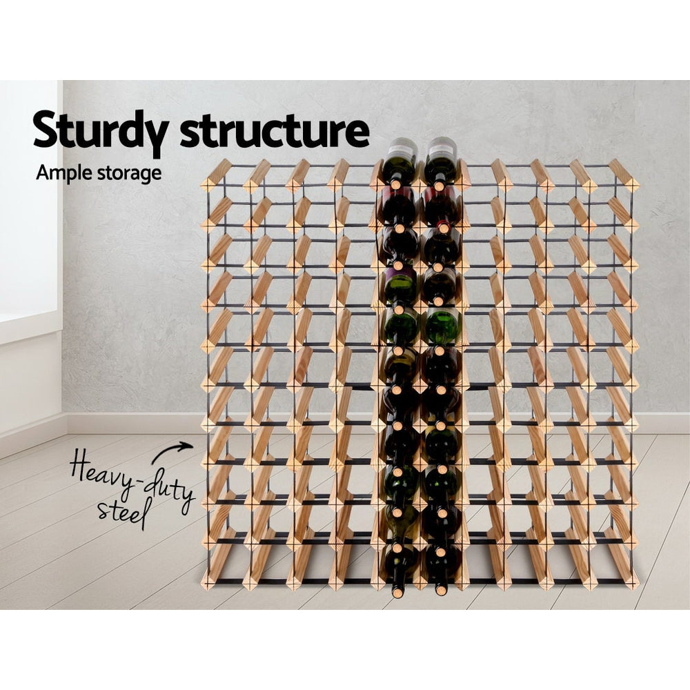 DSZ Product, feed-cond-new, feed-sl-DSZ Freight Payable, newArtiss Wine Rack 110 Bottle - Premium Furniture > Dining > Wine Racks from Artiss ! Shop Online Buy Now at S & D's Value Store Family Business Best Customer ServiceDSZ Product, feed-cond-new, feed-sl-DSZ Freight Payable, new