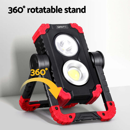 _label_, DSZ Product, feed-cond-new, feed-sl-free shipping, free-shipping, newGiantz Work Light Rechargeable Torch Usb Cordless Led Lamp Rotation Folding - Premium Outdoor Recreation > Camping > Camping Lights & Lanterns from Giantz ! Shop Online Buy Now at S & D's Value Store Family Business Best Customer Service_label_, DSZ Product, feed-cond-new, feed-sl-free shipping, free-shipping, new