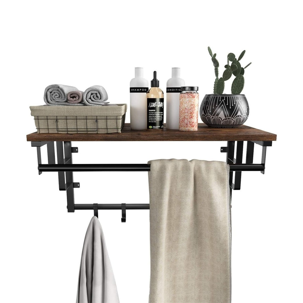 _label_, feed-cond-new, feed-sl-free shipping, new, WeDropshipVASAGLE Wall-Mounted Coat Rack with 5 Hooks - Premium Hallway > Coat Racks, Hall Trees & Umbrella Stands from VASAGLE ! Shop Online Buy Now at S & D's Value Store Family Business Best Customer Service_label_, feed-cond-new, feed-sl-free shipping, new, WeDropship