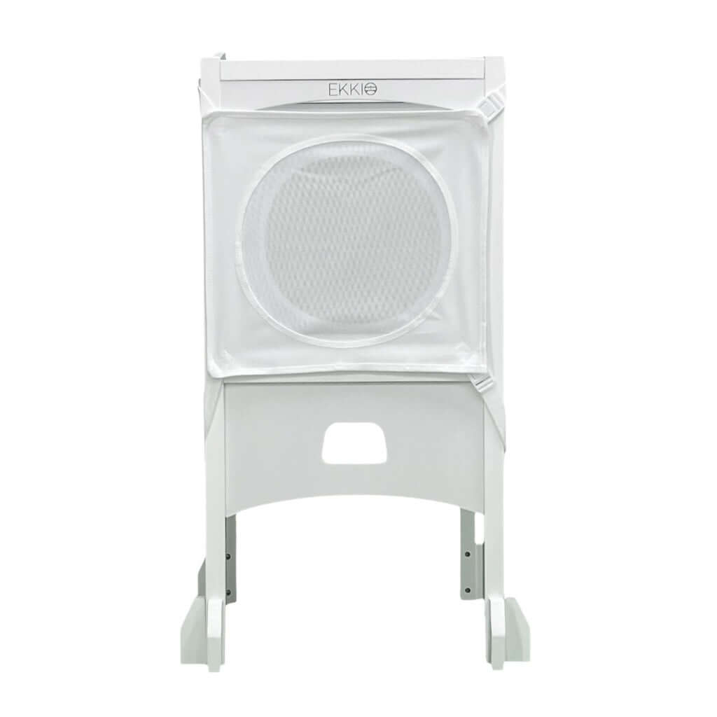 EKKIO Folding Kitchen Kids Step Stool with Chalkboard in White, featuring Saturn, Moon, Square, and Star design. Affordable and luxe.