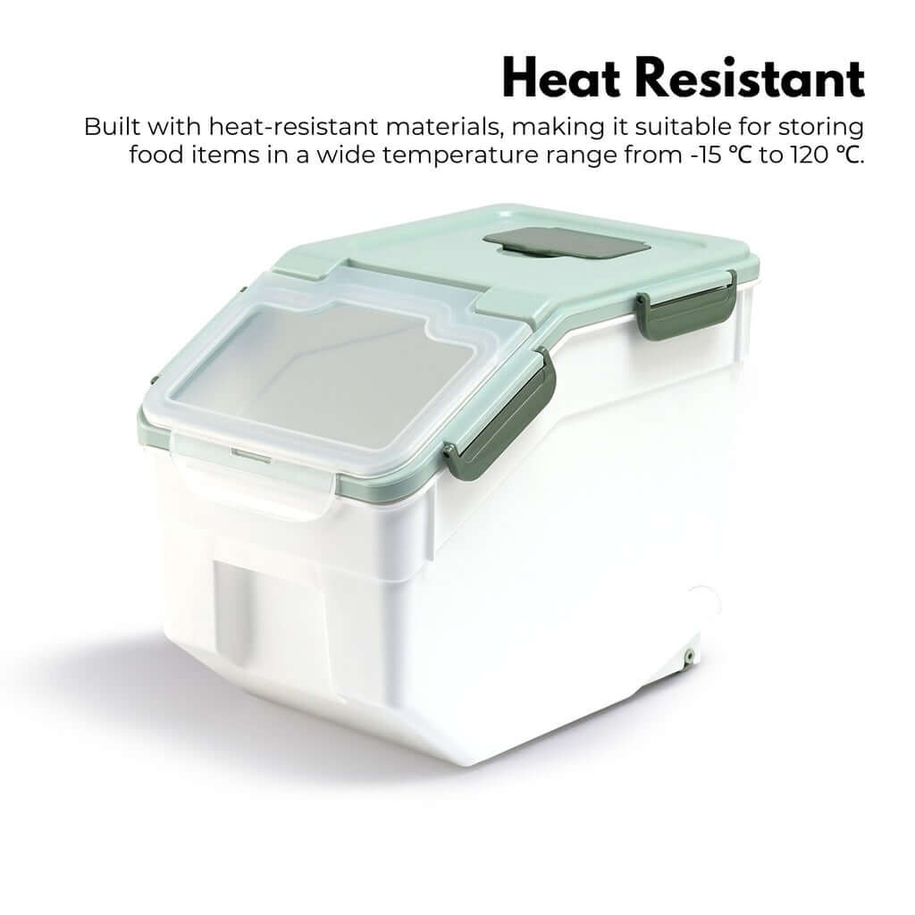 GOMINIMO heat-resistant food storage container with airtight lid, suitable for temperatures from -15℃ to 120℃. Affordable quality option.