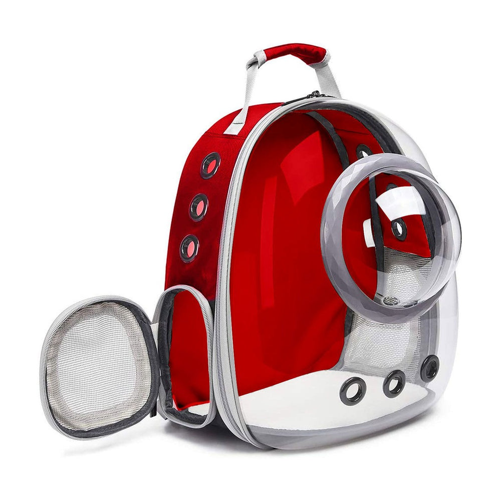 _label_, feed-cond-new, feed-sl-free shipping, new, WeDropshipFloofi Space Capsule Backpack - Model 2 (Red) - Premium Cat > Carriers from FLOOFI ! Shop Online Buy Now at S & D's Value Store Family Business Best Customer Service_label_, feed-cond-new, feed-sl-free shipping, new, WeDropship