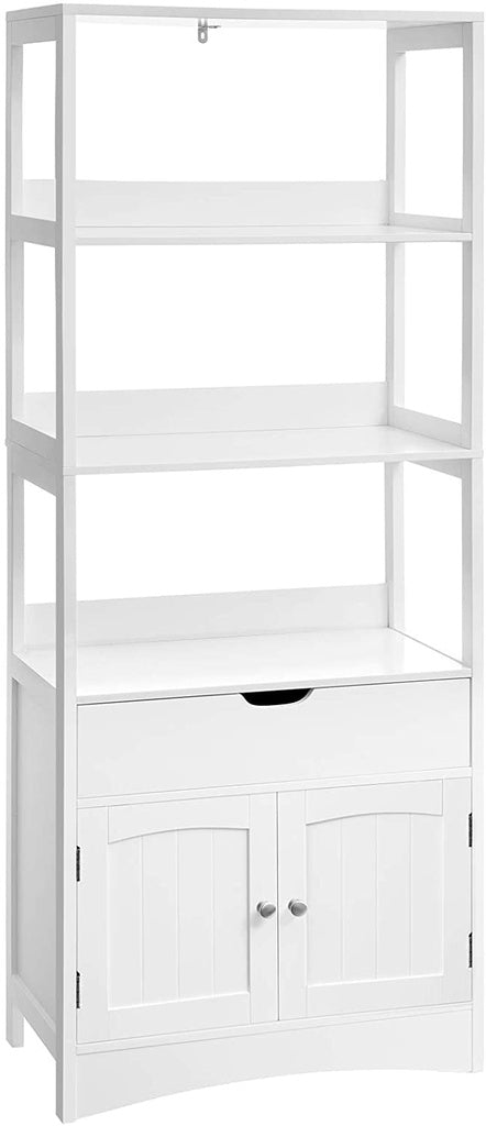 _label_, feed-cond-new, feed-sl-free shipping, new, WeDropshipVASAGLE Floor Cabinet with Drawer, 3 Open Shelves and Double Doors - Premium Storage & Organisation > Display Cabinets from VASAGLE ! Shop Online Buy Now at S & D's Value Store Family Business Best Customer Service_label_, feed-cond-new, feed-sl-free shipping, new, WeDropship