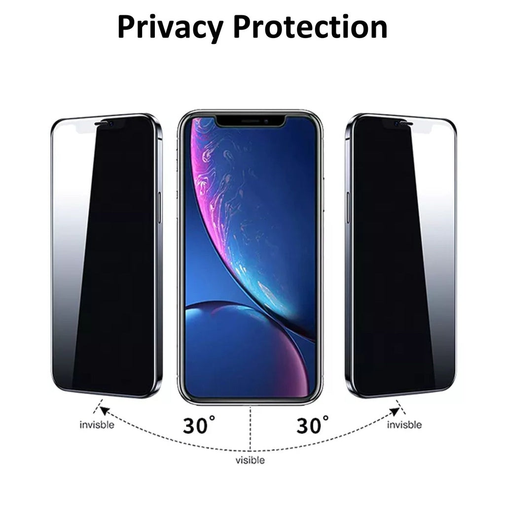 Privacy protection screen for smartphone with 30-degree invisible angles to ensure privacy.