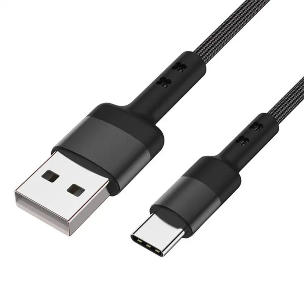 High-quality USB to USB-C cable with durable braided design for reliable connectivity and fast charging.