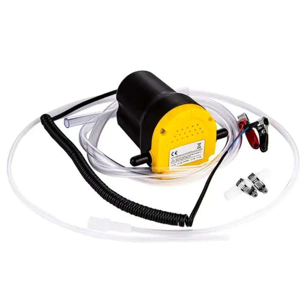 RYNOMATE 12V Portable Transfer Pump with Brass Filter for Efficient Oil Extraction - Affordable DIY Lubricant and Gear Oil Solution