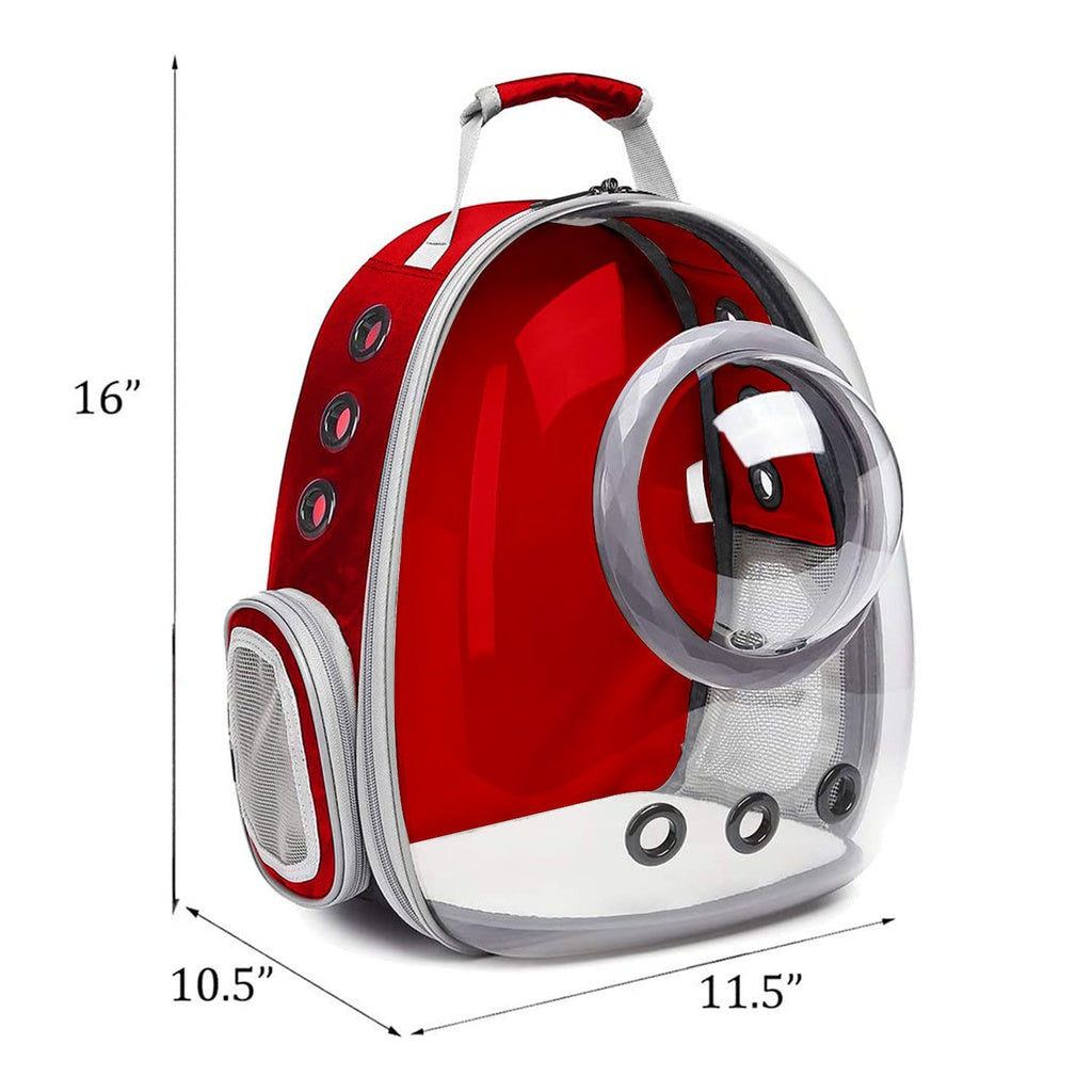 _label_, feed-cond-new, feed-sl-free shipping, new, WeDropshipFloofi Space Capsule Backpack - Model 2 (Red) - Premium Cat > Carriers from FLOOFI ! Shop Online Buy Now at S & D's Value Store Family Business Best Customer Service_label_, feed-cond-new, feed-sl-free shipping, new, WeDropship