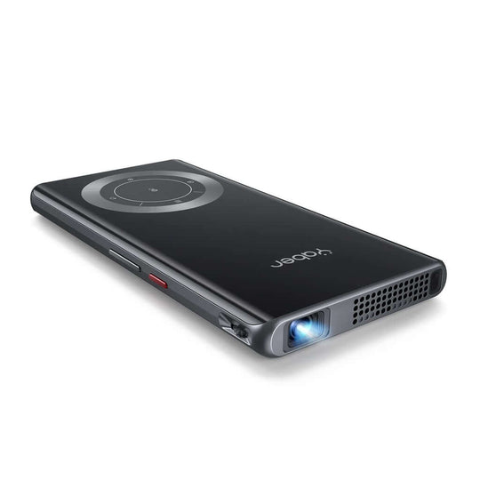 YABER Pico T1 Native 1080P Portable Mini Projector, sleek black design, ideal for DIY projects, affordable and high-quality.