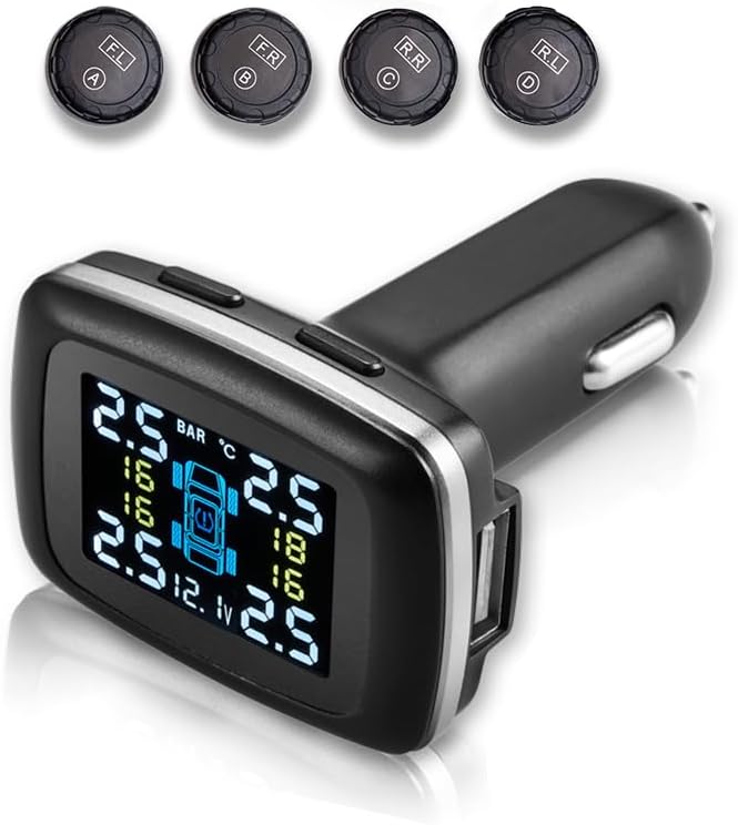 _label_, feed-cond-new, feed-sl-free shipping, new, WeDropshipRYNOMATE Tire Pressure Monitoring System (External TPMS 12V Socket 4 Sensor) - Premium Travel > Car Storage & Accessories from Rynomate ! Shop Online Buy Now at S & D's Value Store Family Business Best Customer Service_label_, feed-cond-new, feed-sl-free shipping, new, WeDropship