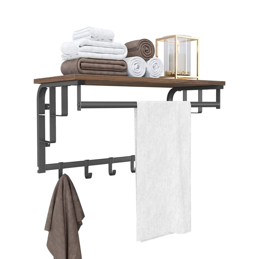 _label_, feed-cond-new, feed-sl-free shipping, new, WeDropshipVASAGLE Wall-Mounted Coat Rack with 5 Hooks - Premium Hallway > Coat Racks, Hall Trees & Umbrella Stands from VASAGLE ! Shop Online Buy Now at S & D's Value Store Family Business Best Customer Service_label_, feed-cond-new, feed-sl-free shipping, new, WeDropship