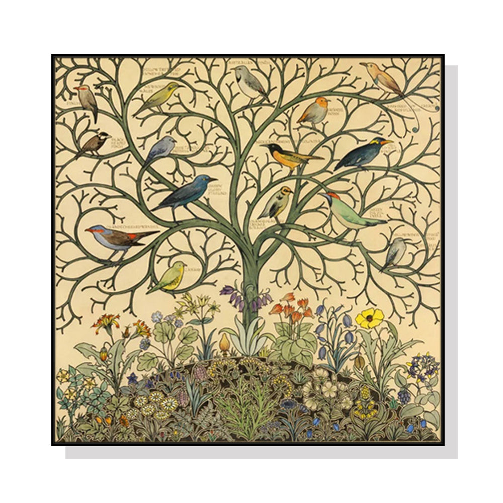 feed-cond-new, feed-sl-free shipping, free-shippingWall Art 70cmx70cm Tree Of Life Black Frame Canvas - Premium Home & Garden > Wall Art from S & D's Value Store - Just $215! Shop now at S & D's Value Store